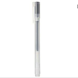 NWT MUJI - 0.38mm Black Smooth Gel Ink Ballpoint Cap Pen
